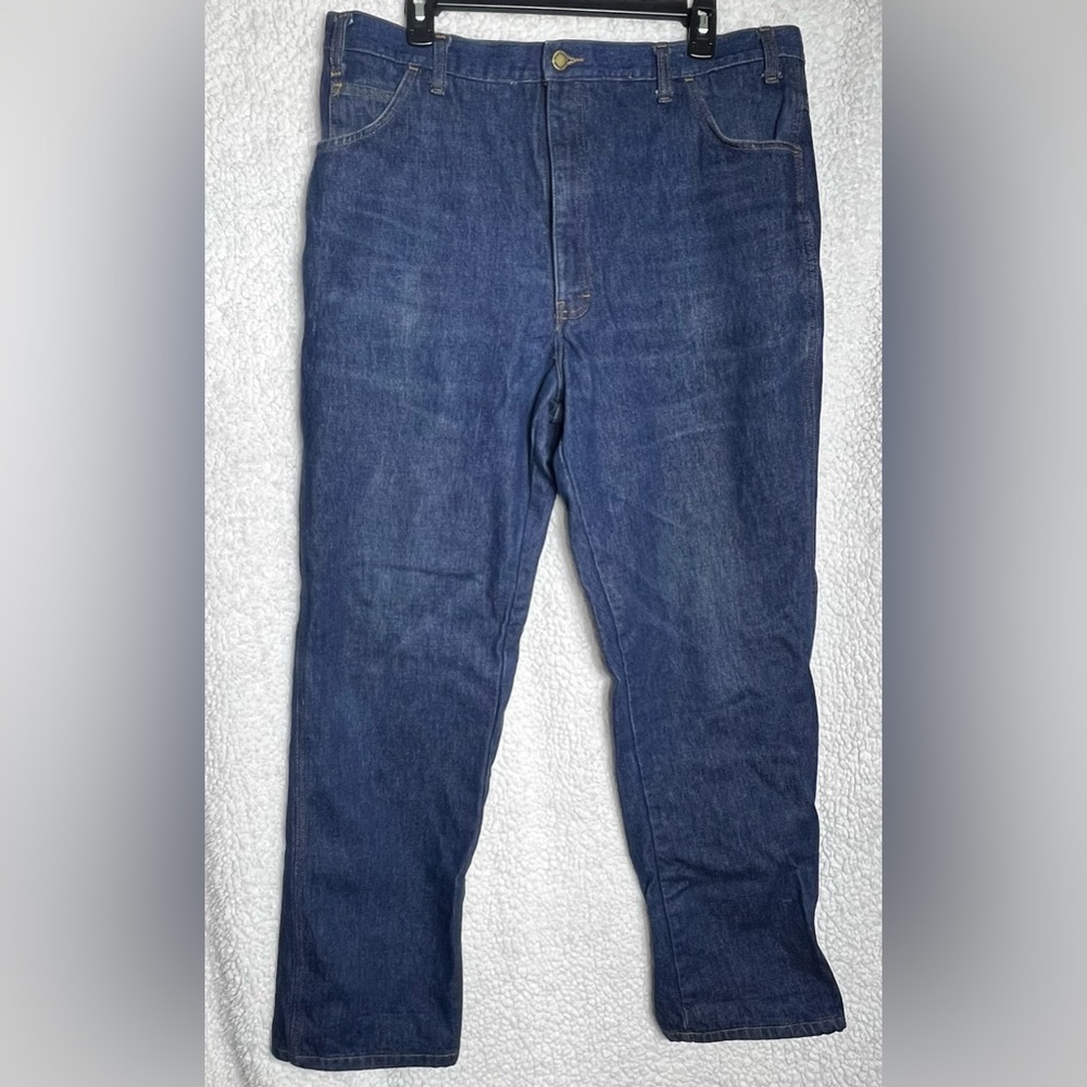 Flannel Lined Denim Jeans Men's 38x31 Wear Guard Insulated